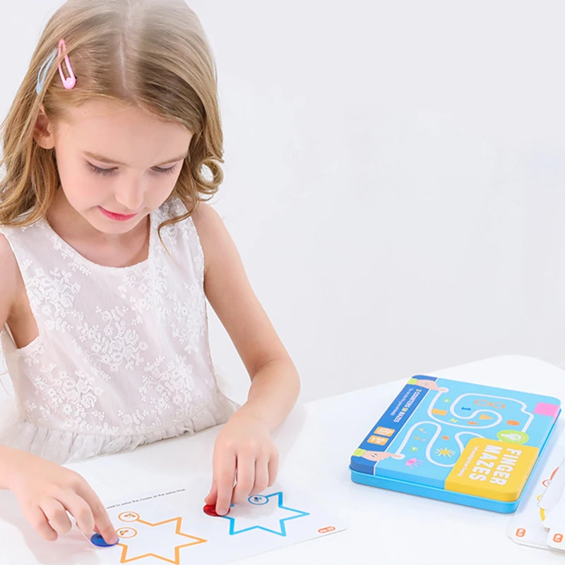 Crianças brinquedo esquerda e direita cérebro quebra-cabeça jogo treinamento de motor fino brinquedos educativos para crianças