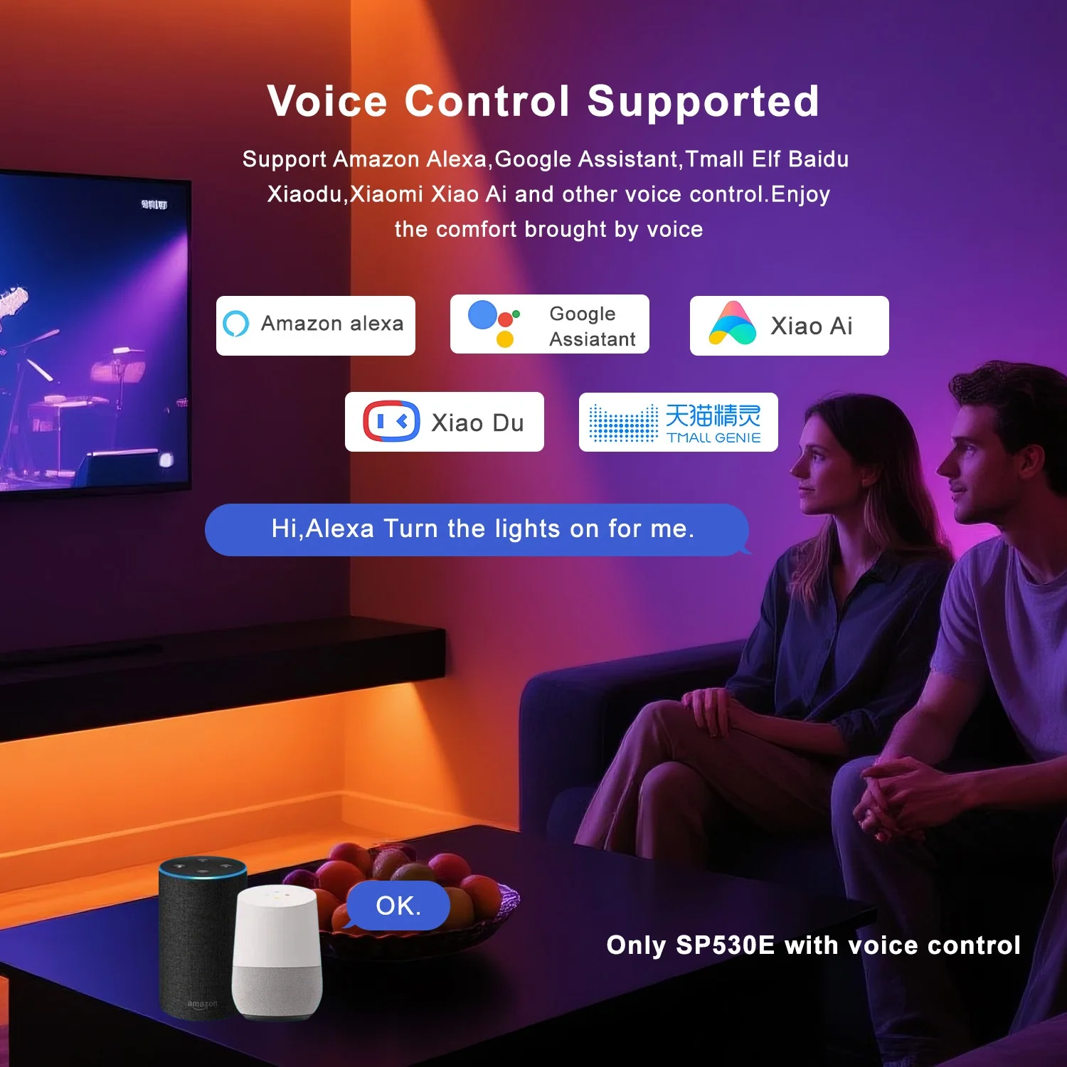 الكل في واحد LED تحكم SP630E BT APP SP530E Wifi Alexa Google Control 5CH PWM SPI بكسل LED قطاع WS2811 WS2812B SK6812