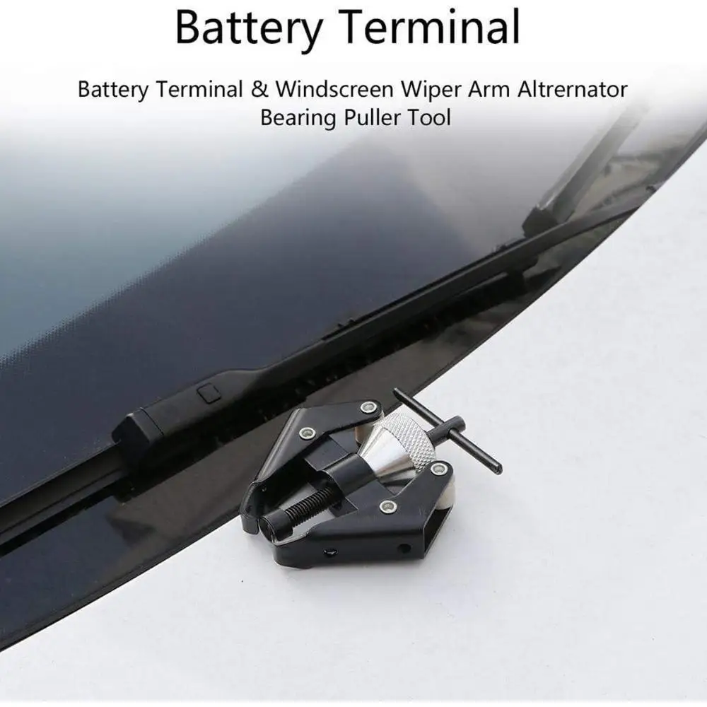 Universell passend für die meisten Autobatterieklemmen und Wischerarmabzieher, Scheibenwischerarm, Lichtmaschinen-Lagerabzieher