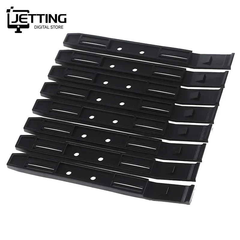 4 Pairs Black Chassis Hard Drive Mounting Desktop Hard Disk Bracket Computer Cooler Mounting Rail HDD Shelf Slider