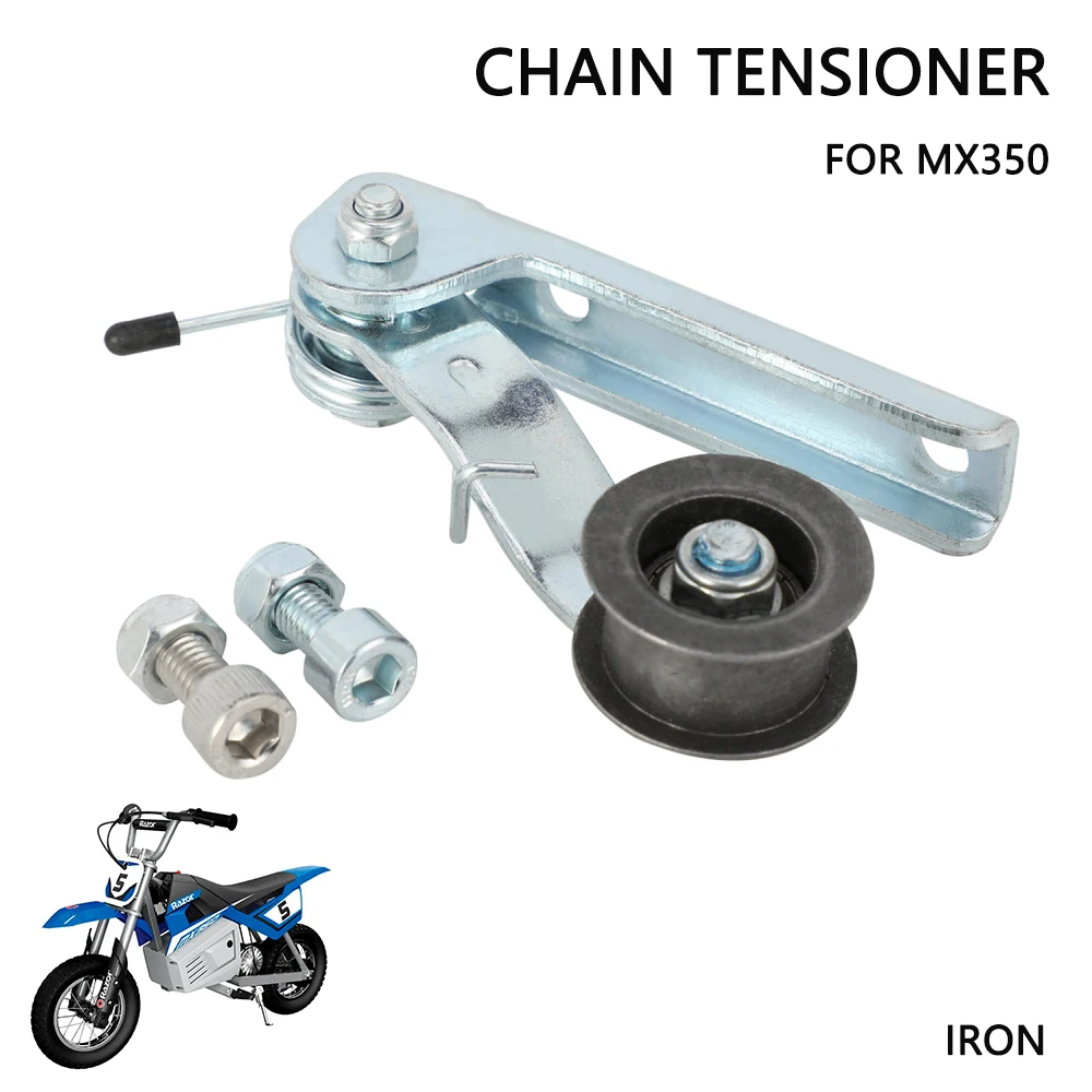 AliExpress JFGRACING Chain Tensioner Kit Chain Adjuster With Guide Wheels Pulley Roller Tool Motorcycle Accessories For MX 350 Dirt Pit Bike Iron