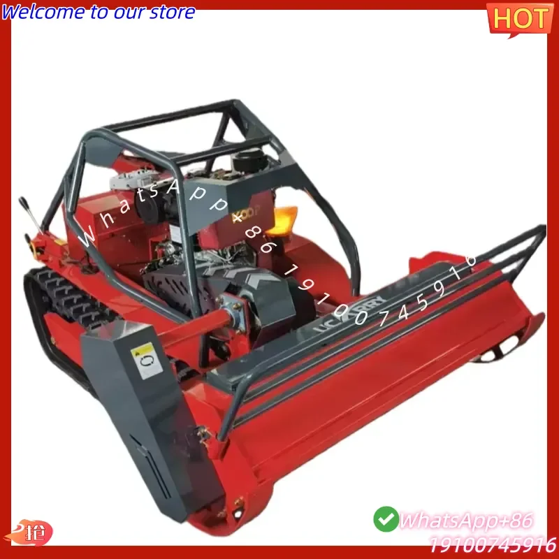 2026Hot 800cm Cutting Width Remote Control Lawn Mower High Quality CE Certified Heavy Flail Mower for Farm Garden