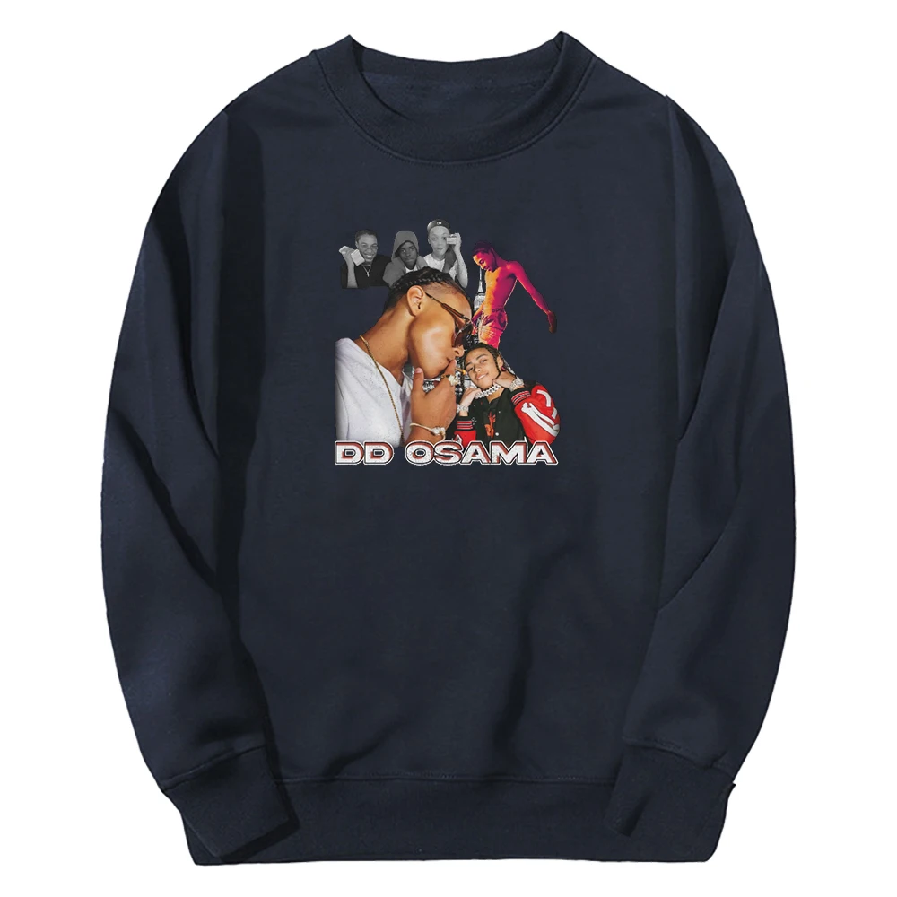 ESTE Osama Merch-Sweat-shirt à Manches sulfet Col Ras du Cou pour Homme et Femme, Streetwear, Vintage, Jeune, Hip Hop, 2023