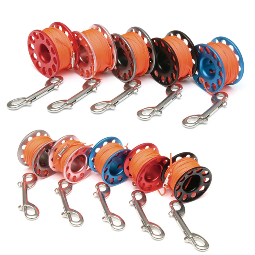 

Spool Finger Reel Diving Reels Satety Sausage SMB Equipment Aluminum Alloy