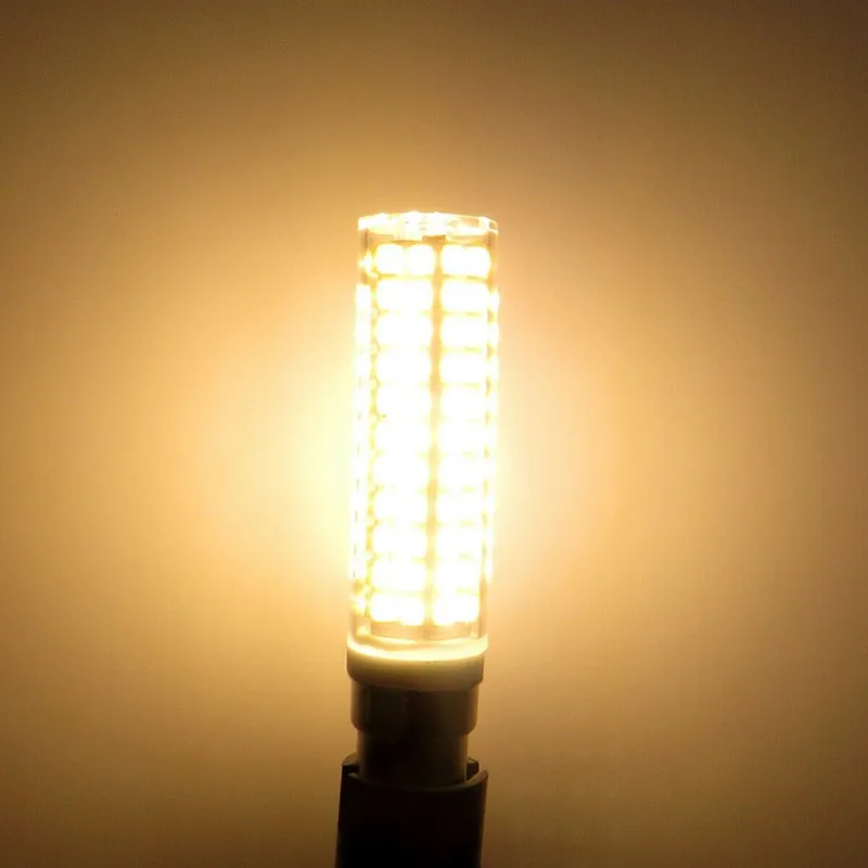 BA15D E11 E12 E14 G9 Dimmable LED Lights 136 LEDs Mini Ceramics Corn Bulbs 15W High Bright Led Chandelier Lamp 220V 110V