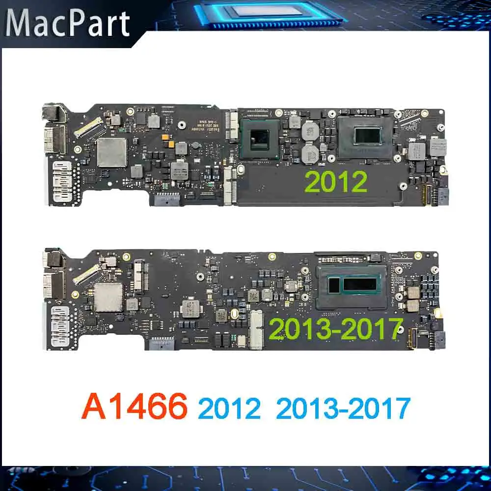 

A1466 Motherboard for MacBook Air 13" i5 i7 4 8GB Logic Board 820-3209-A 820-3437-A/B 820-00165-A 2012 2013 2014 2015 2017 years