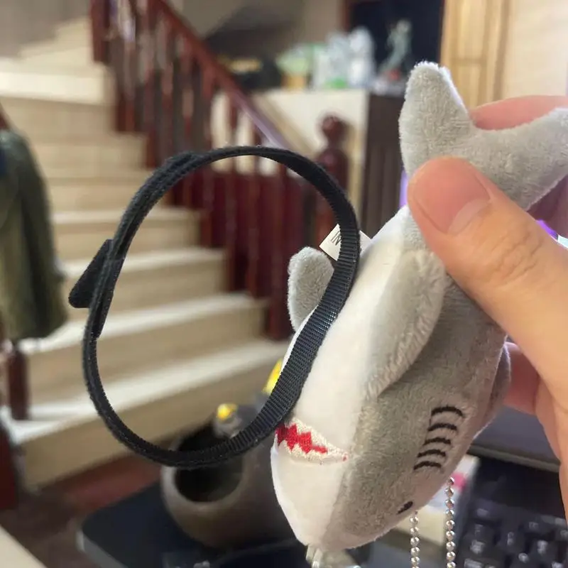 Cartoon Shark Motorcycle Handlebar Decor - usage example