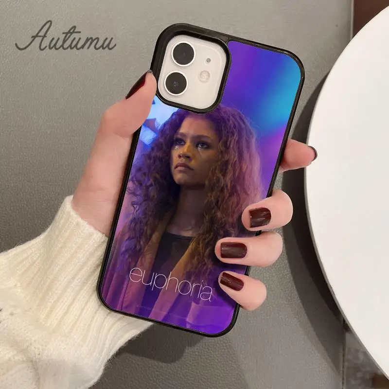 Euphoria Zendaya Phone Case for iPhone 15 16 SE2020 11 12 13 14 Pro Max mini 6 7 8 Plus Cover coque Fundas Shell