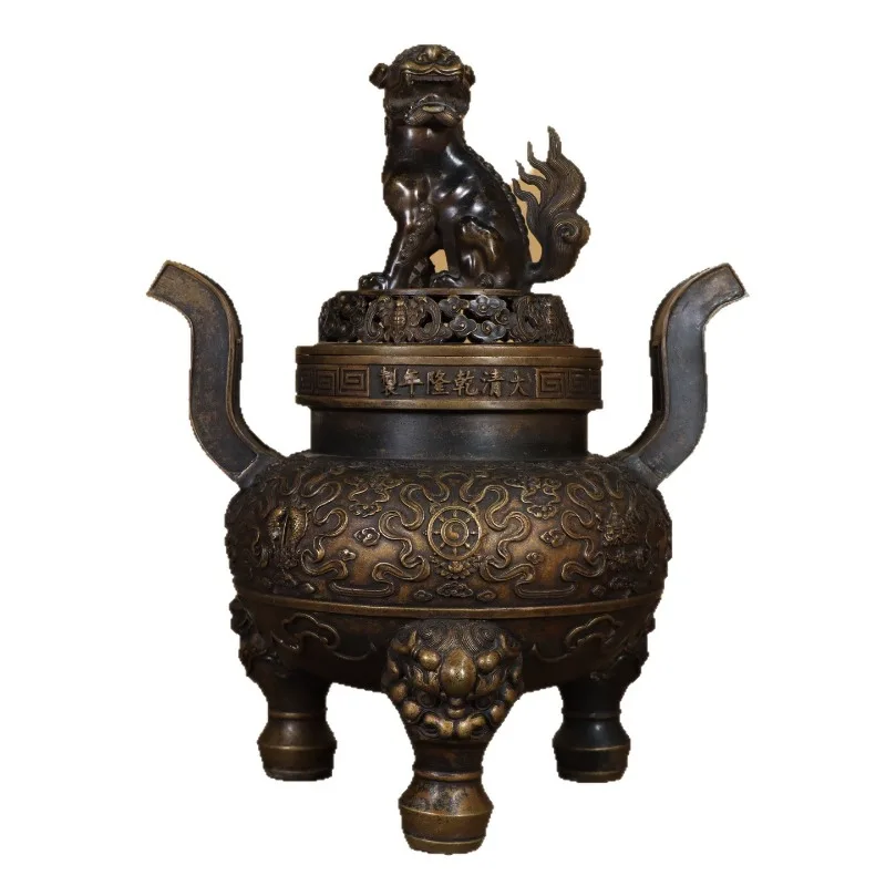 Household Incense Large Three-legged Ding Pan Incense Offering Incense