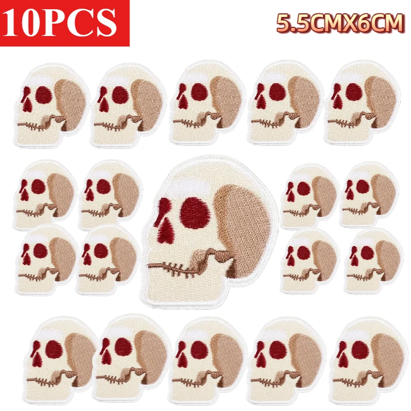 10/23PCS Wholesale Lots/set of Horror Ghost Haunted House Mummy Patch  Embroidery DIY Cloth Sticker Badge Ironing Jeans/cloak