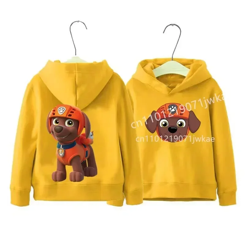 PAW Patrol – Kapuzenpullover mit Vorder- und Rückseitenmuster für Kinder, Kleinkinder, Jungen und Mädchen, lässiger Pullover, weiches und bequemes Oberteil. – Detail 7