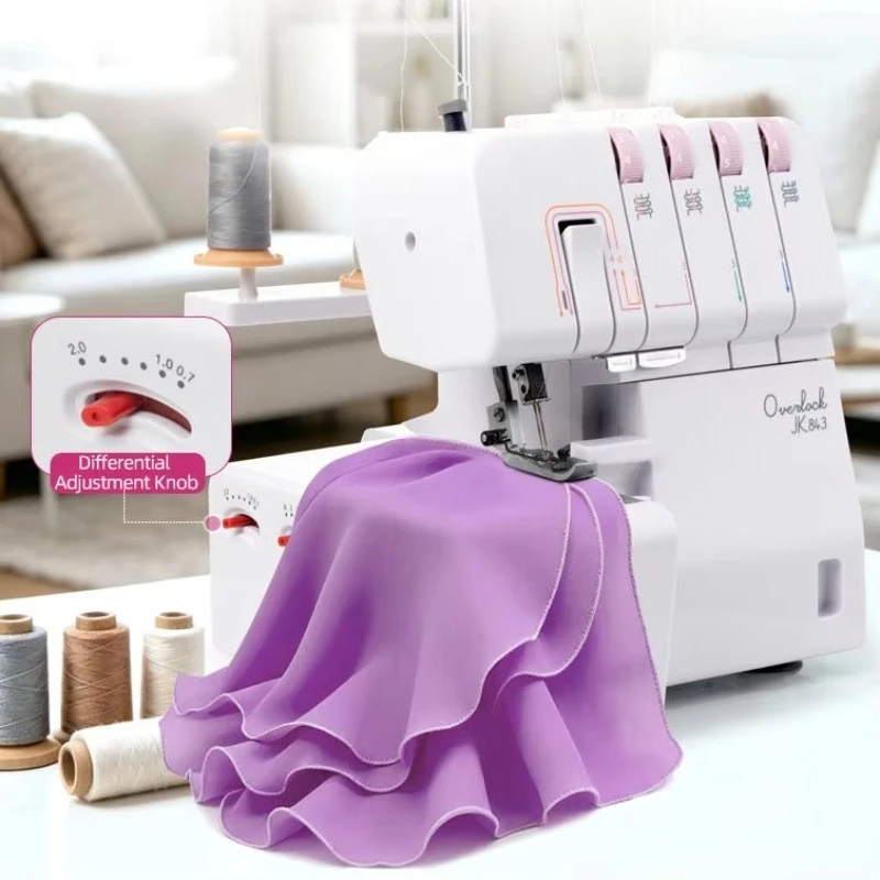 843 2-/s Portable 3/4 Thread Overlock Sewing Machine