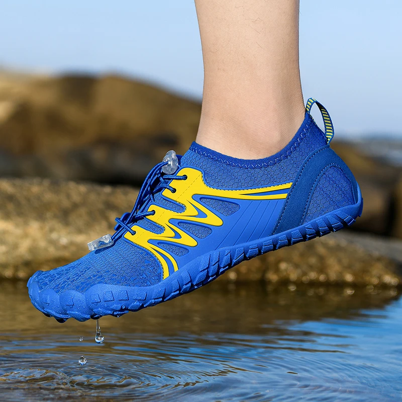 

Unisex Multifunctional Lager Size Sports Shoes Qiuck Drying Aqua Shoe Couples' Barefoot Wading Sneakers Beach Swim Footwear