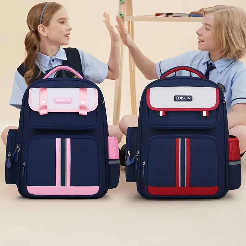 

Children's Backpack Waterproof Primary School Student Spine Protection Reduced Burden Reflective Large Capacity Backpack