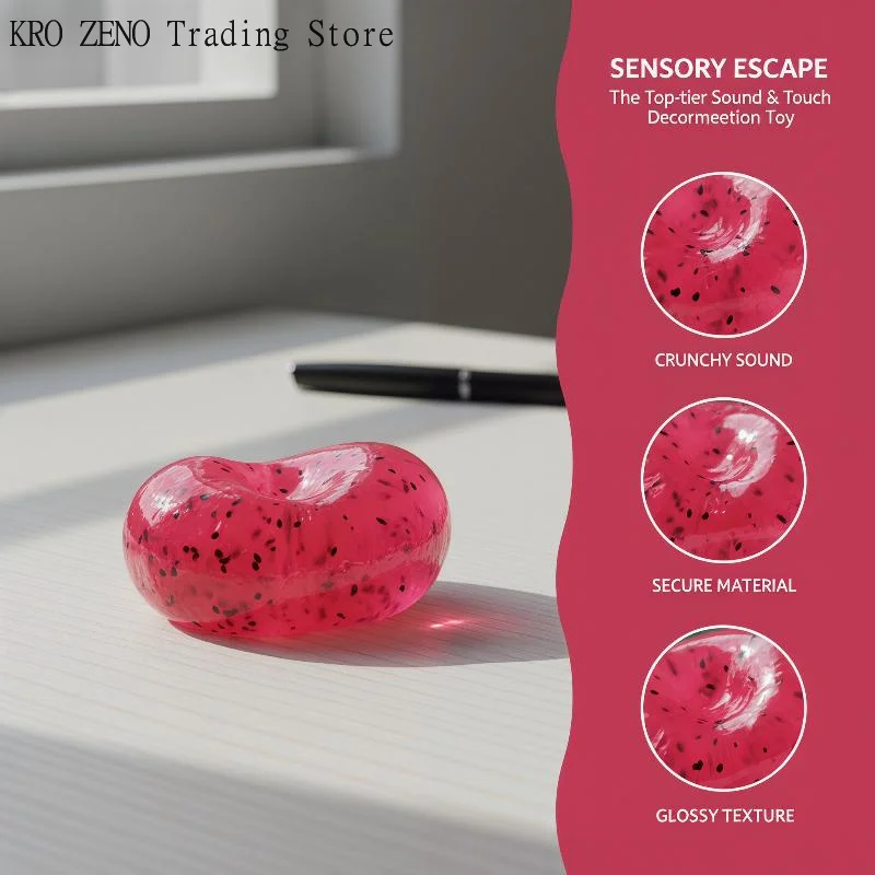 Watermelon Rebound Soft Squishy Toy for Stress Relief and Relaxation Games