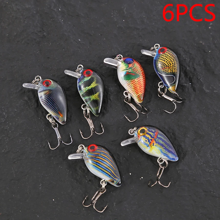 6pcs Sinking Minnow Artificial - Fishing Lure Crankbait recension och pris