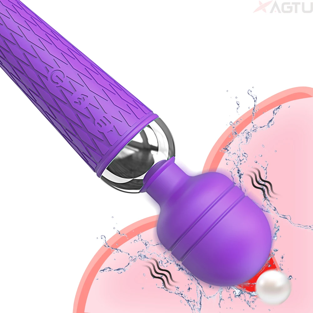 Мощный AV вибратор Стимулятор клитора фаллоимитатор для женщин волшебная палочка 20 режимов для женщин массажер точки G секс-игрушки товары для взрослых
