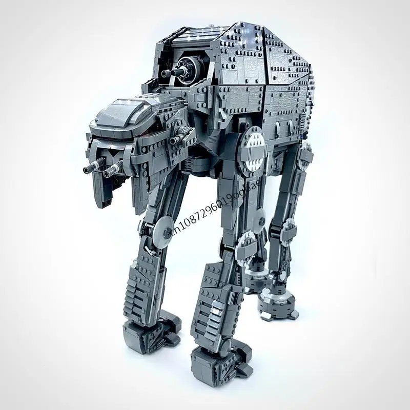 NEW 4158PCS star battle Movie MOC UCS AT-M6 Heavy Assault Walker model diy creative ideas ChildToy Assembly Puzzle Birthday Gift - Image 4