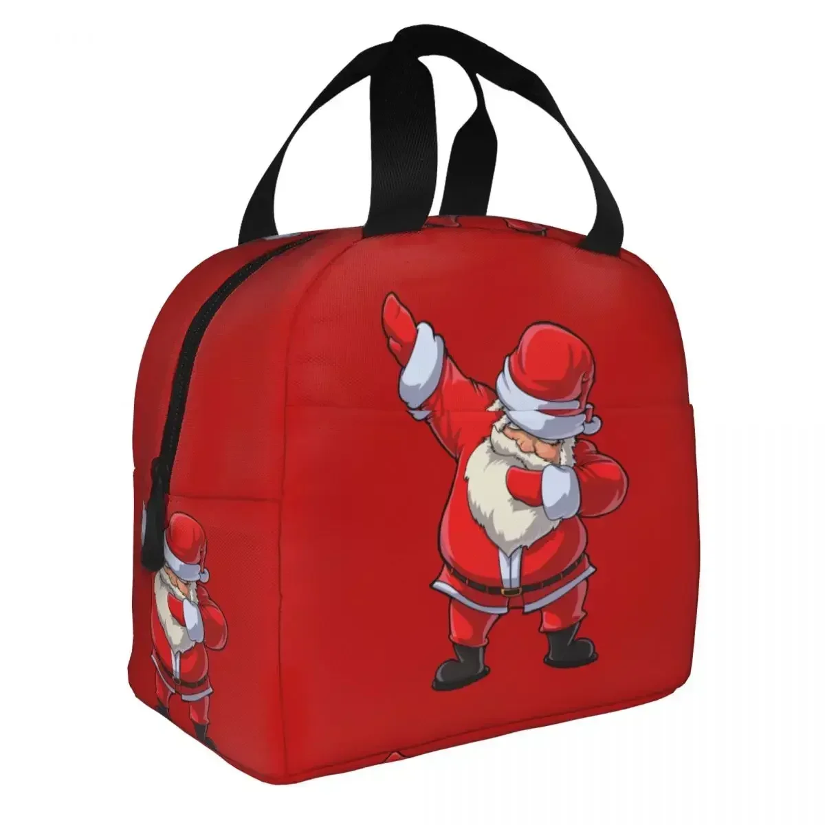 Dabbing Christmas Xmas Insulated Lunch Bags Cooler Bag Lunch Container Large Lunch Box Tote Food Handbags Beach Outdoor