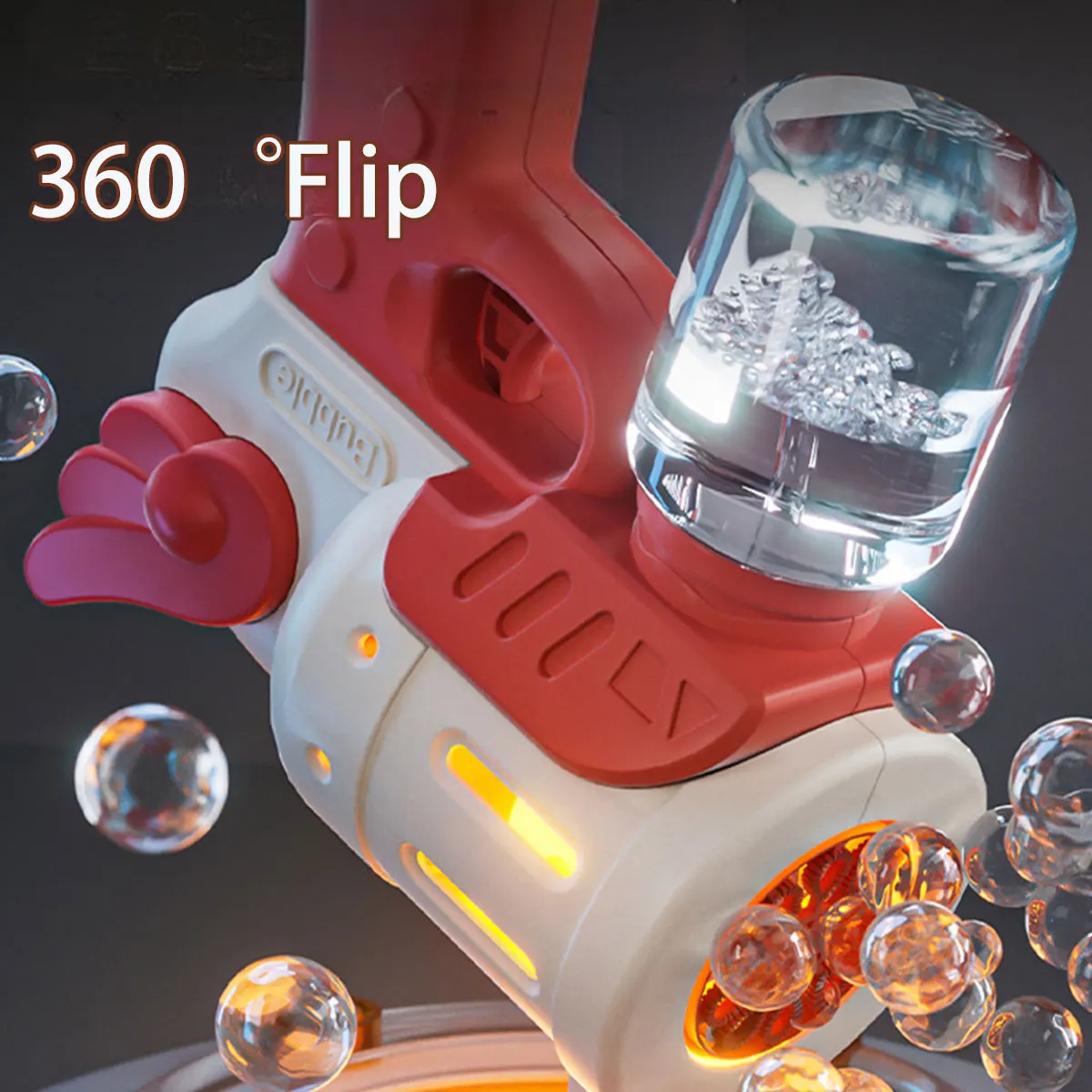 Wings Bubble Machine Toy Outdoor Bubble Blowing Game with Light Children Wedding Party Toy without Bubble Watet