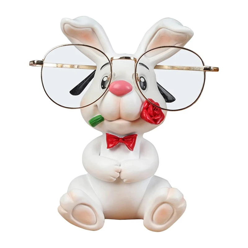 Animal Glasses Holder Resin Craft Desktop Cute Animal Glasses Holder Gift Home Decoration-ABAM