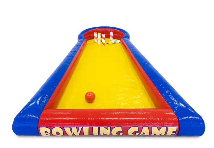 Fabrikpreis aufblasbares Bowling-Set aus PVC in kommerzieller Qualität für den Außenbereich, riesiges aufblasbares Bowlingspiel in menschlicher Größe für Kinder und Erwachsene