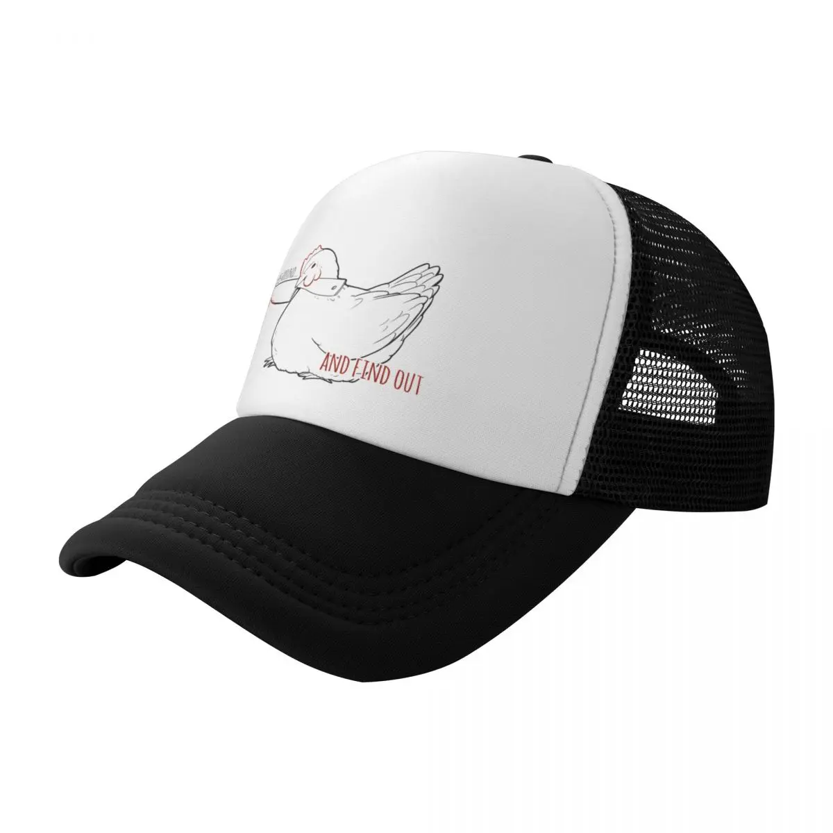 

cluck around and find out Baseball Cap fishing hat Fishing cap For Man Women's