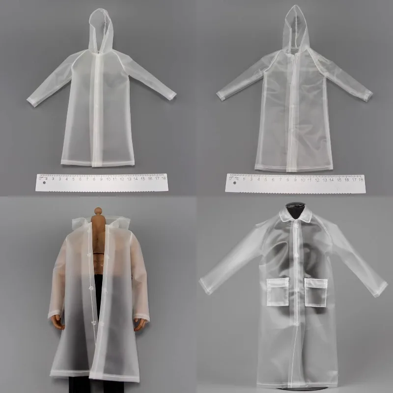 

1/6 весы, игрушки, солдат, прозрачный плащ, куртка, модель одежды, реквизит, аксессуар, подходит для 12-дюймовых фигурок, кукла