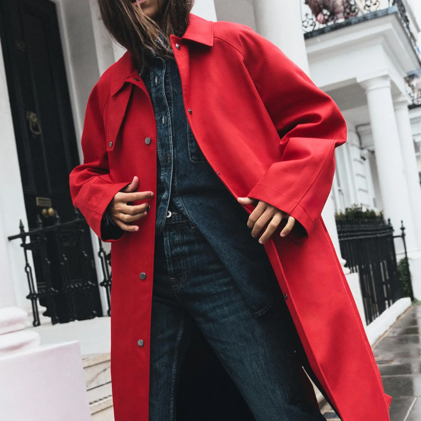 Fashionable Long Casual Commute Women's Coat Autumn 2026 Long Sleeve Turn-down Collar Windbreaker ZADATA Pure E-commerce
