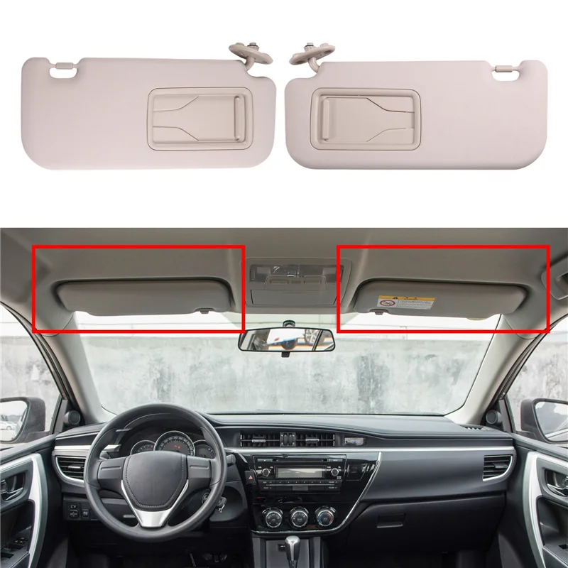

Car Sunshield Sunvisor Interior Sun Visor For Toyota Corolla 2019-2024 74320-02F50-B0 74310-02F50-B0