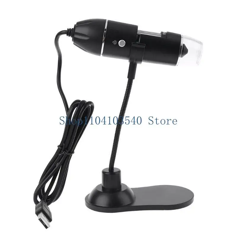 02DC USB Digital Microscope 0X to 1000x Microscope Magnifier Handheld Microscope Camera with 8 Lights for Windows