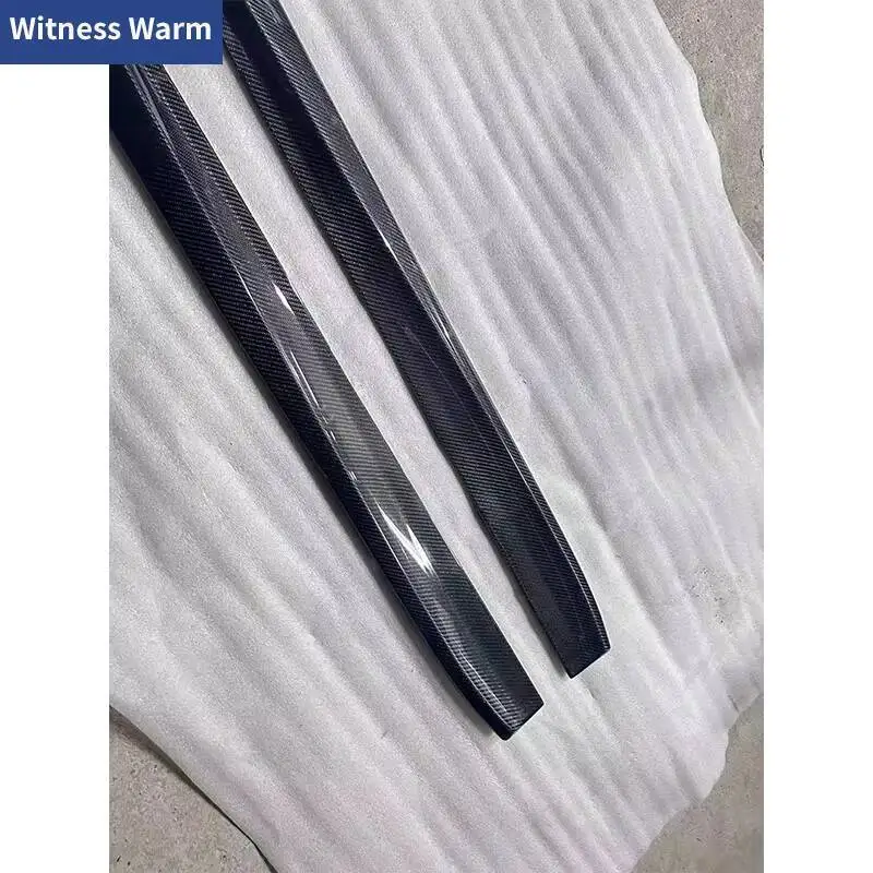 لنيسان R35 GTR ألياف الكربون الجانب تنورة GT-R الجانب شفة مصد السيارة الخائن المئزر طقم الجسم 2017