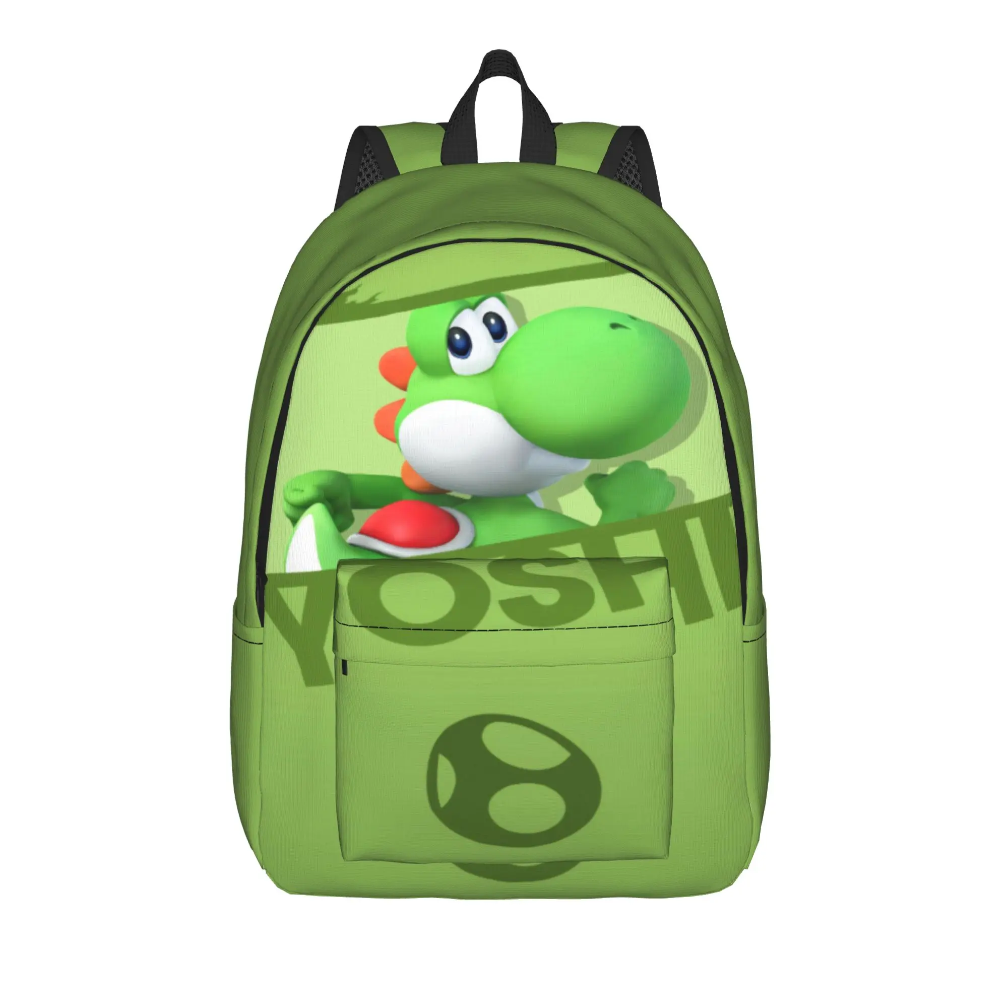

Y-yoshis Cartoon Backpack for Men Women Teenage High School Work Daypack Laptop Canvas Bags Gift