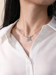 TYYL Hot Designer Luxury New Brand Gold plated Jewelry Women's Droplet Necklace Full Diamond Water Drop Pendant Beautiful Gifts