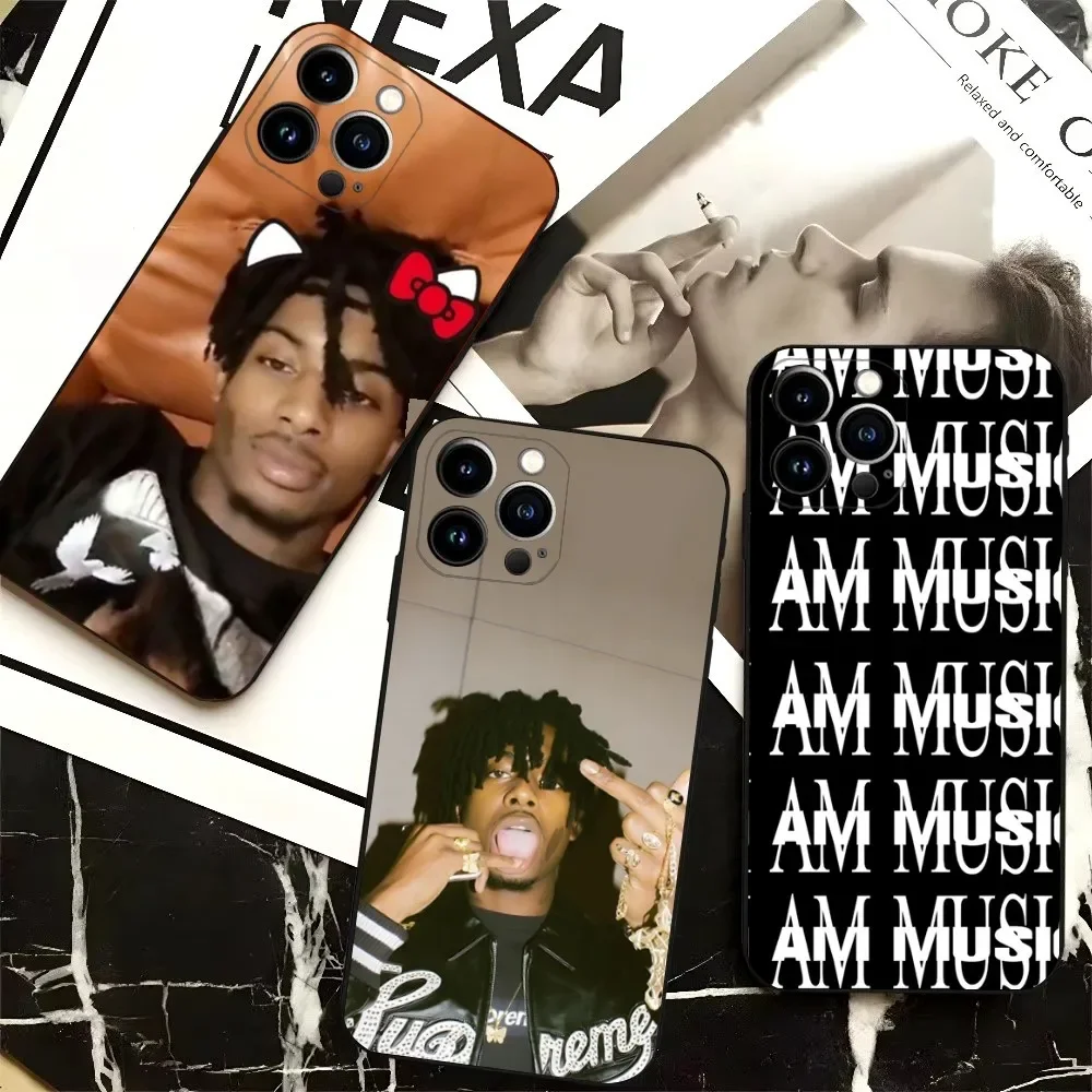 Чехол для телефона P-Playboy Carti I Am Music для iPhone 16,15,14,13,12, Pro, Max, 11,7,8, Plus, XR, XS Max, противоударный силиконовый мягкий чехол
