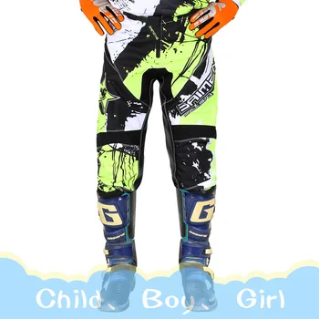 Motocross gear set pants racing motorcycle boys girls clothing mx atv youth kids children clothes MX MTB