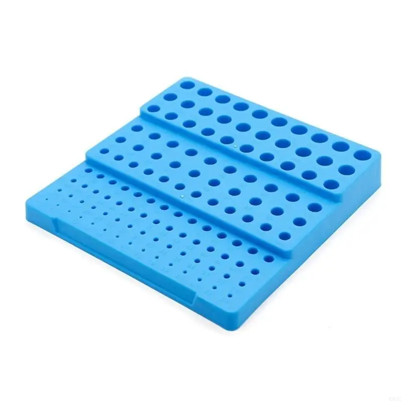 Q81C Obeng Bit Holder 121 Holes Bit Bit Bit Penyimpanan Bit Milling