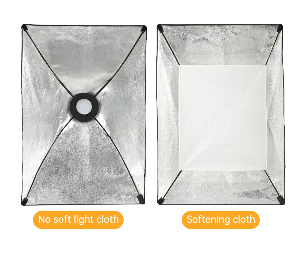 SH New Bowens 60X90 Foldable SoftBox Speedlite Flash Softbox for S-type Bracket Fit  Elinchrom Mount Film-Making Video Shoo