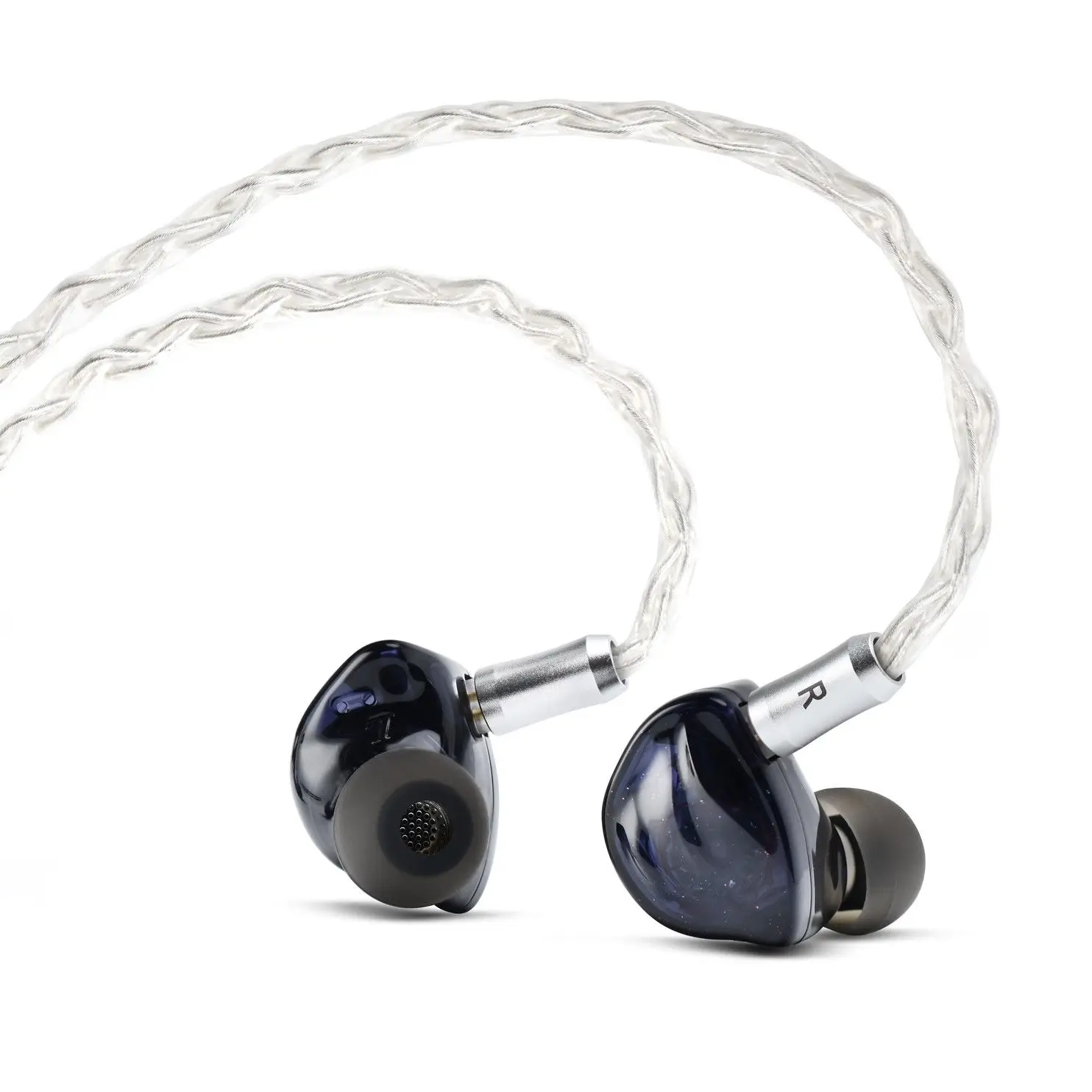 BQEYZ Summer In Ear HiFi IEM Earphone 3 Hybrid Drivers Balanced Noise Isolating Monitor with Detachable Cable 2.5 To 4.4mm Plug