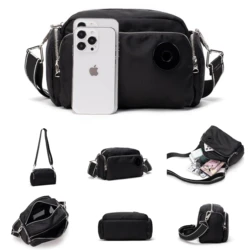 Women's Crossbody Shoulder Bag Shoulder Strap Detachable Simple Fashion Camera Bag Solid Color