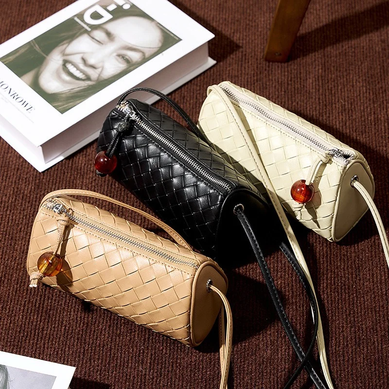 GIOIO Genuie leather Bag Handbag Soft Cowhdie Minimalism Women Baguette Elegant French Style Lady Fashion Tote Bag Luxury Bag 