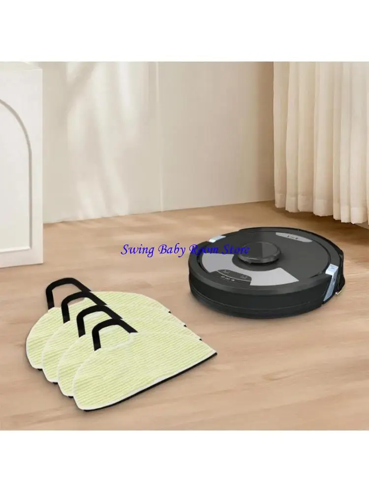 

K1AD 8PCS Multifuntional Floor Mopping Cloths Mop Attachments Dust Catching Mop Pad
