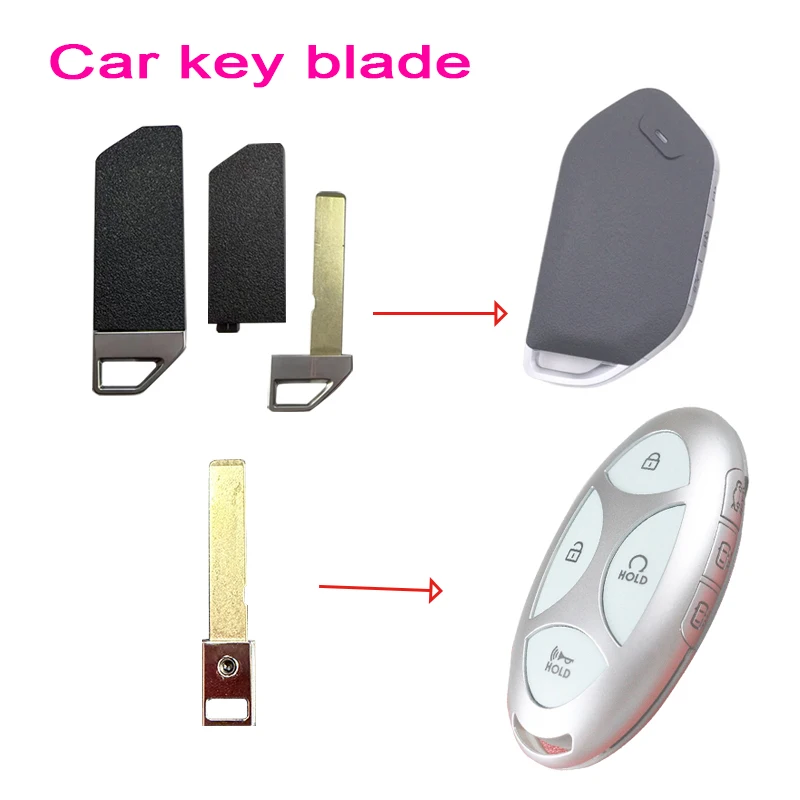 New Uncut Car Key Blade for KIA for Hyundai 2023 2024 2025 for New Key Remote(Please Check Size=8.1*1.5mm)