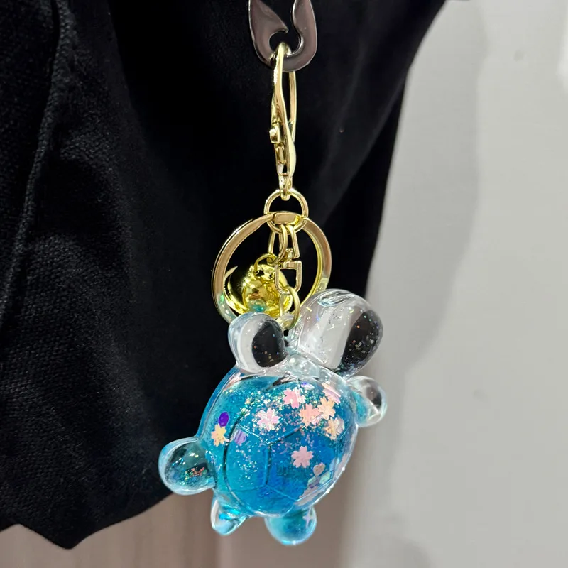 

Miniso oil-filled sand turtle key chain, schoolbag pendant, blind box, blind bag, key chain, pendant, bag pendant