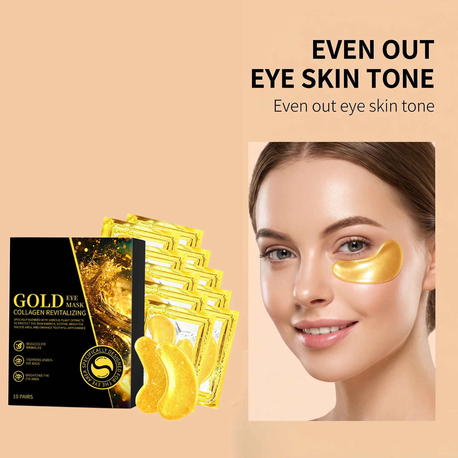 Gouden collageen kristallen oo - Collagen Under Eye Patches recensie en prijs