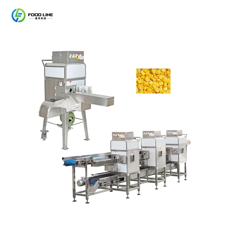 Customizable Portable Corn Thresher Machine Stainless Steel Sweet Corn Kernel Removing Equipment