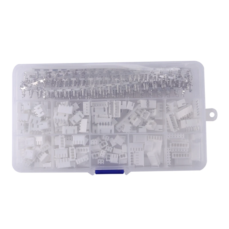 460 Pieces JST XH -2 / 3 / 4 Pin Housing JST Connector Kit 2.54Mm Pitch Female Pin Header Adapter Cable Connector Socket