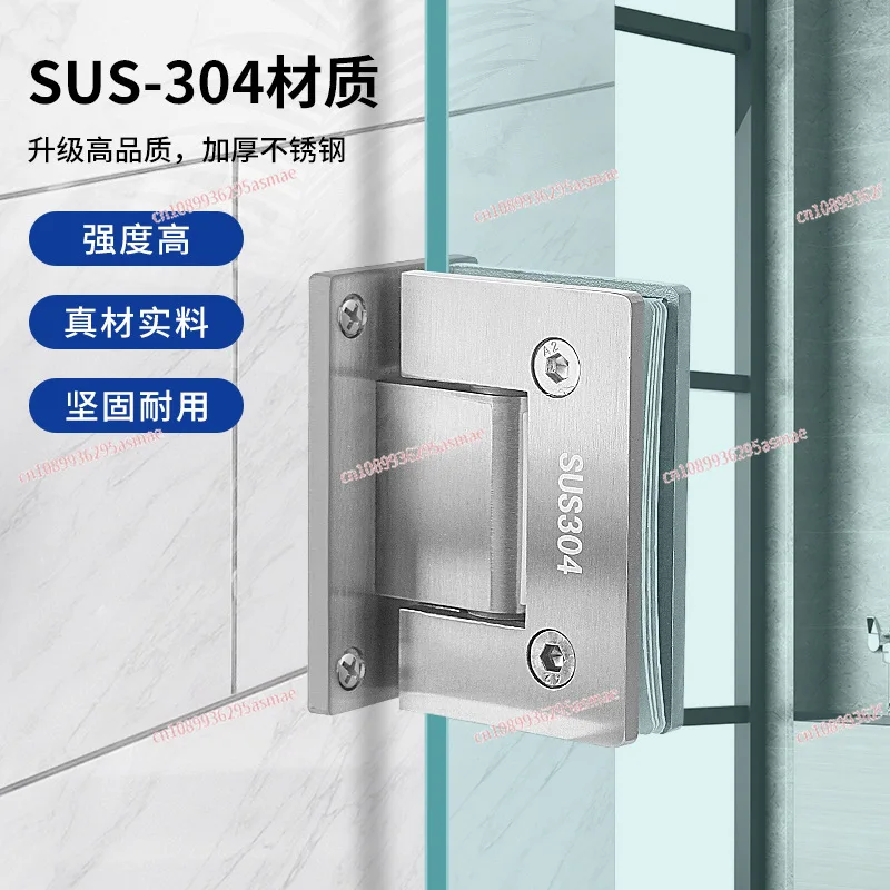 

Hydraulic 304 stainless steel precision casting hinge hotel bathroom hardware accessories