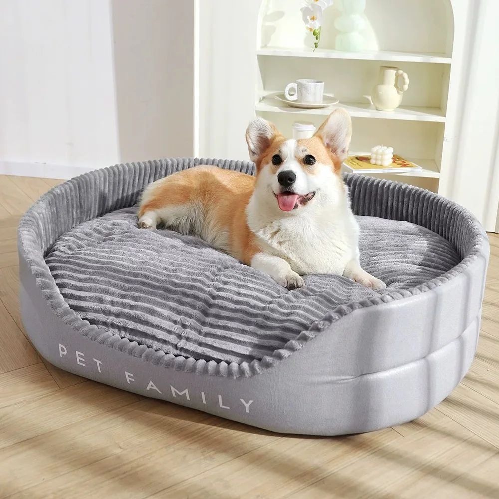 

Dog Bed Padded Cushion for Small Big Dogs Sleeping Beds Pet Houses for Cats Super Soft Durable Mattress Removable Pet Mat