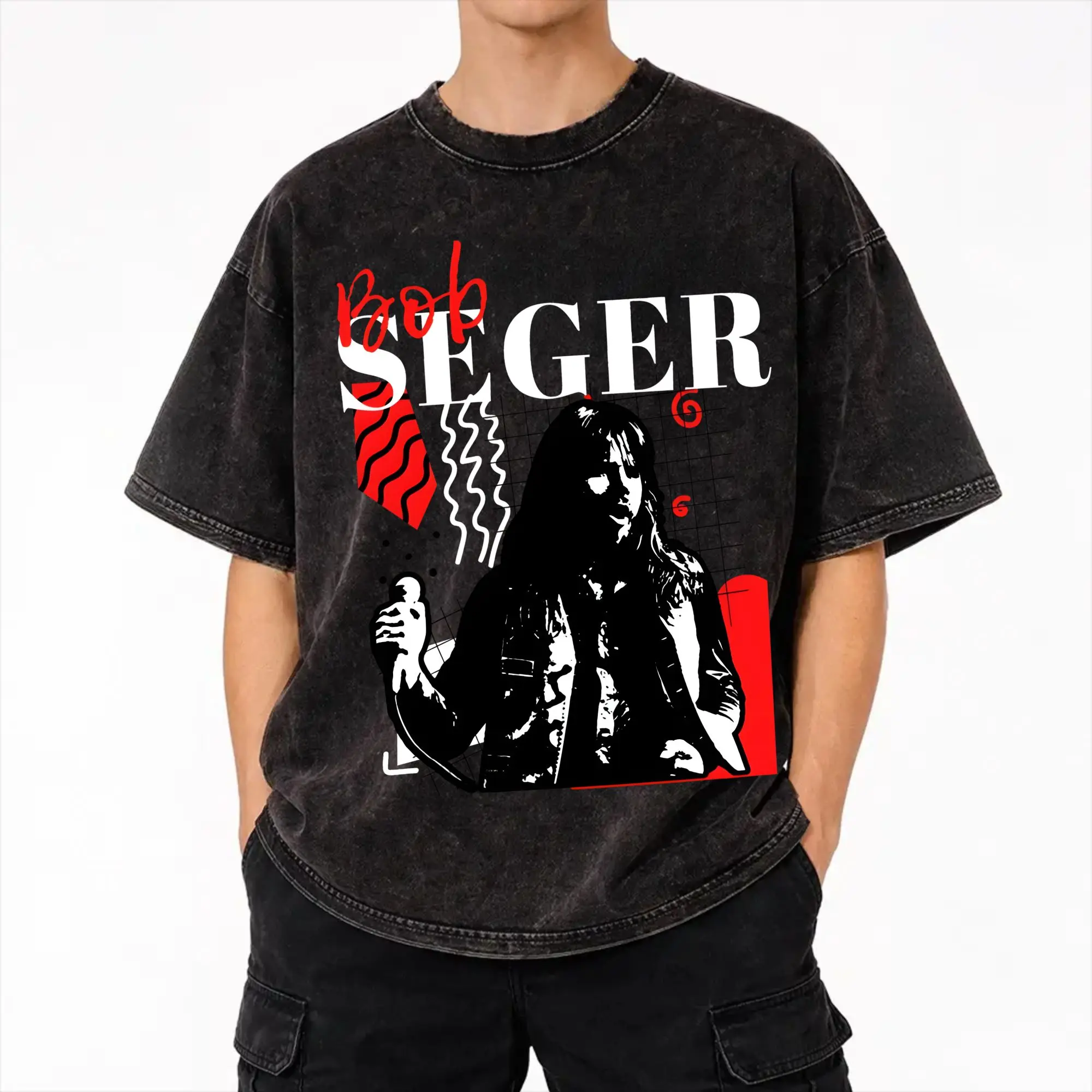 Bobs legend rock and Roll Segers Final Tour  T Shirts Hip Hop Washed 100% Cotton T-Shirt  Novelty Men Women Streetwear
